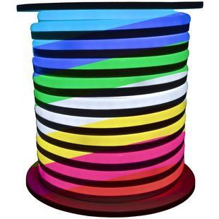 Світлодіодний неон PROLUM&trade; 8x16, IP68, 12V, Series "SF", RGB, PRO 120059 фото