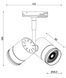 Светильник трековый KLOODI KD-5050/02-2L-WH Track KLOODI_KD-5050/02-2L-WH Track фото 6