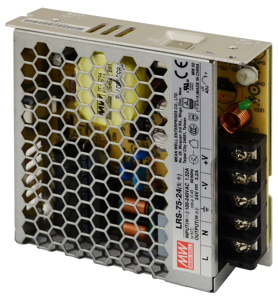 Блок питания Mean Well 76.8W DC24V IP20 (LRS-75-24) 0099 фото
