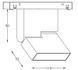 Світильник 12W 120&deg; Osram3030 840LM 4000К (ALMG-M13 12W 4K BK) ALMG-M13 12W 4K BK фото 2