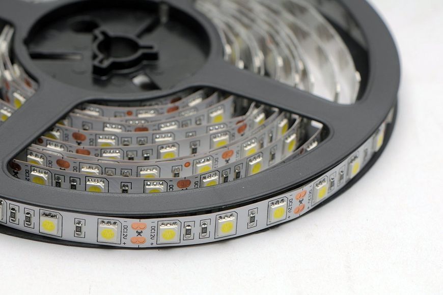 Світлодіодна LED стрічка гнучка 12V PROlum &trade; IP20 5050\60 Series "SG", RGB PL-12-5050-60-RGB-NWP-SG фото