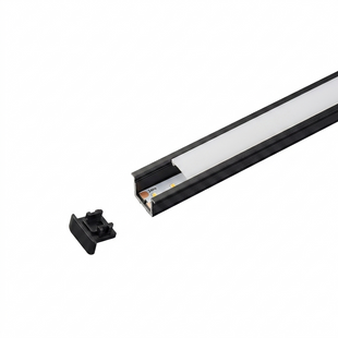 LED-профиль врезной анодированный COLORS 2.5 метра (LE1410_2,5(black)) 2985 фото