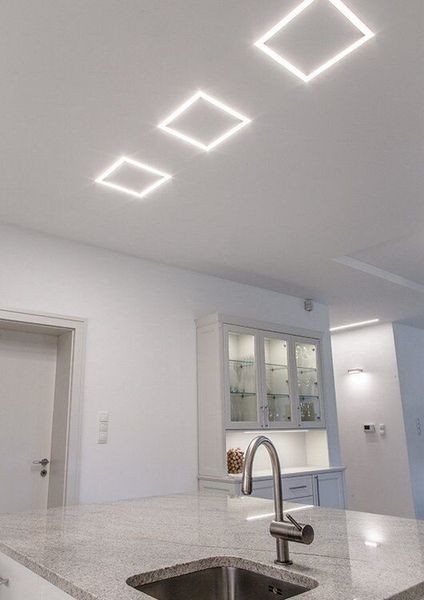 LED-профиль врезной под штукатурку, 3 метра (ЛПШ28_3) ЛПШ28_3 фото