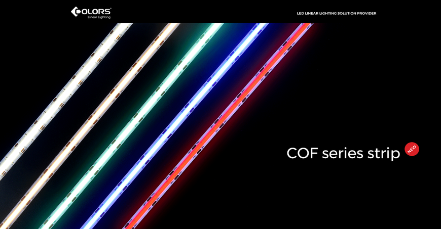 LED лента COLORS COB-24V-IP67 8W 560Lm 3000K 5м (DF6-24V-8mm-IP67-WW) 1974 фото