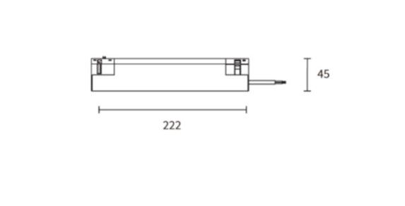 Блок живлення з підвід живлення 100W DC48V (ALMG-PS 100 BK) ALMG-PS 100 BK фото