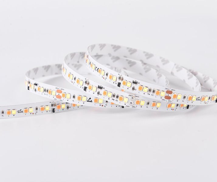 LED стрічка COLORS 168-2835-24V-IP33 9.61W 1900K + 3000K 5м (DS8168GWWW-24V-10mm) 1169 фото