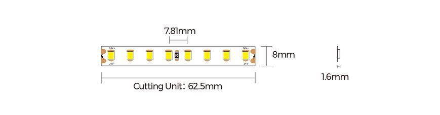 LED лента COLORS 128-2835-24V-IP33 8.7W 1342Lm 6000K 5м (D8128-24V-8mm) 1838 фото