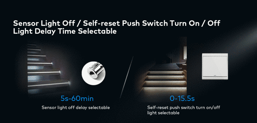 LED-контролер DEYA з датчиком PIR+Dual Push 5-24VDC (ES-D) ES-D фото