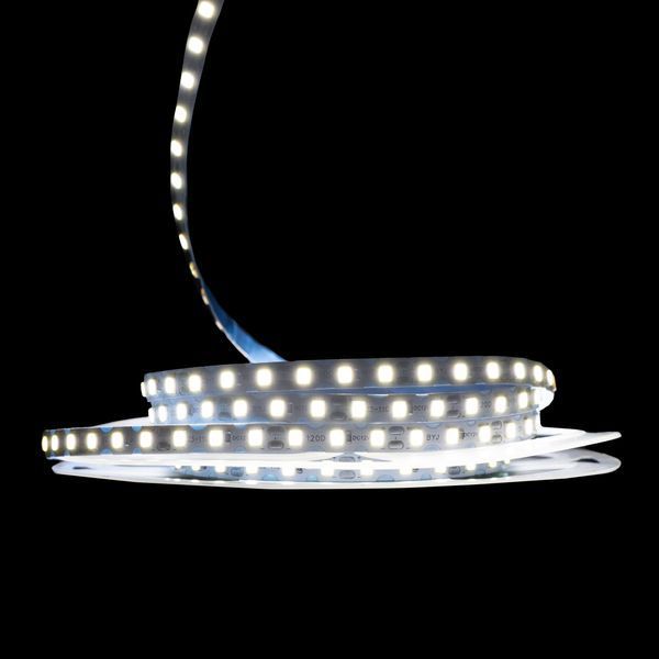 Світлодіодна LED стрічка PROLUM&trade; 24V; IP20; 2835\120; 6ММ; 50M; S-TYPE; Series "S", Білий (5500-6000К) 350029 фото