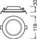 Светильник точечный DL Slim DN105 OSRAM 4058075078970 OSRAM_4058075078970 фото 3