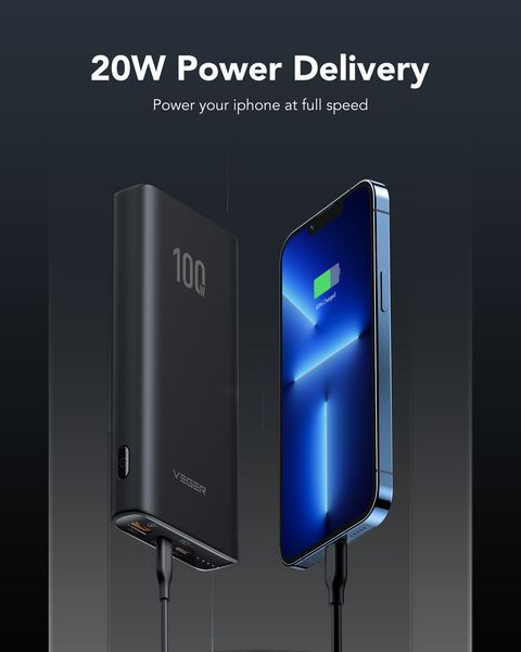 Зовнішній акумулятор Power Bank VEGER 20000MAH (W2032C) W2032C фото