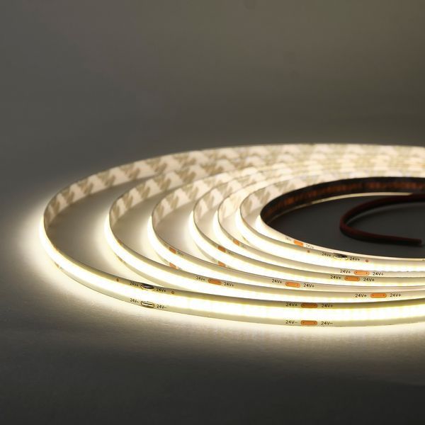 LED стрічка COLORS COB-24V-IP20 10W 1300Lm 4000K 5м (DF8-24V-8mm-V1-NW) 2906 фото