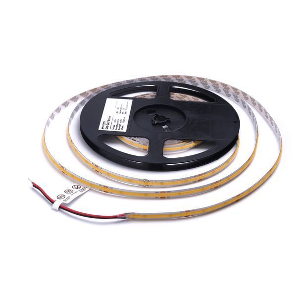 LED стрічка COLORS COB-24V-IP20 10W 1300Lm 4000K 5м (DF8-24V-8mm-V1-NW) 2906 фото