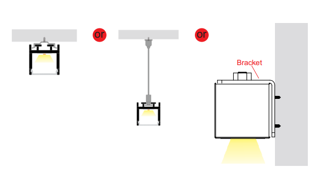 LED-профиль MLG подвесной LP25251F с рассеивателем, 2 метра LP25251F_2 фото